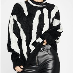 Dolls Kill Think About it Oversized Sweater